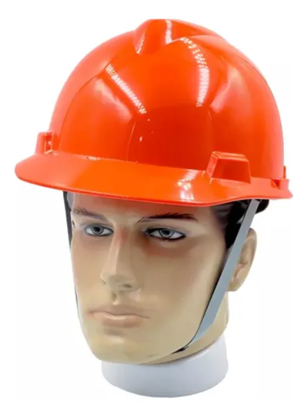 CAPACETE FRONTAL CARN BOTAO JUG TECIDO MSA VGARD LARANJA 3