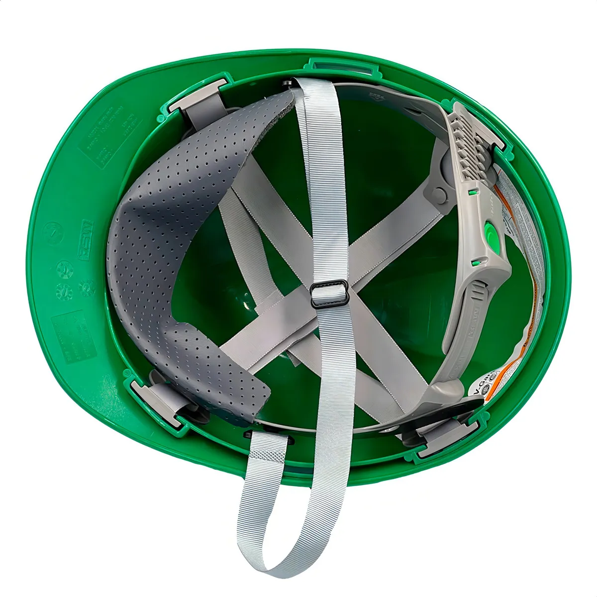 CAPACETE FRONTAL CARN BOTAO JUG TECIDO MSA VGARD VERDE 3