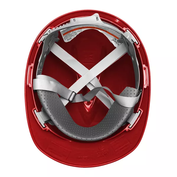 CAPACETE FRONTAL CARN BOTAO JUG TECIDO MSA VGARD VERLHO 2