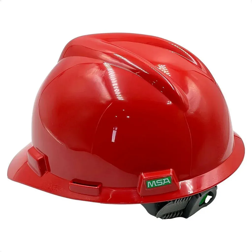 CAPACETE FRONTAL CARN BOTAO JUG TECIDO MSA VGARD VERMELHO 4