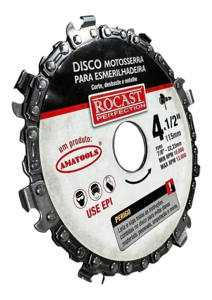 DISCO MOTOSSERRA P-ESMERILHADEIRA BIT 115 X 22,23 MM FAB R