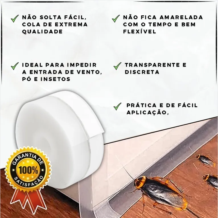 FITA DE SILICONE PARA VEDAÇÃO 2