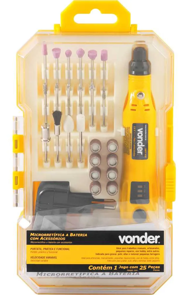 MICRORRETIFICA BAT.3,6V MBV036+24ACES VONDER